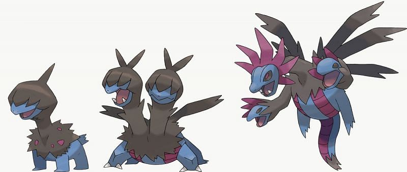 Image result for deino zweilous hydreigon pokemon sword