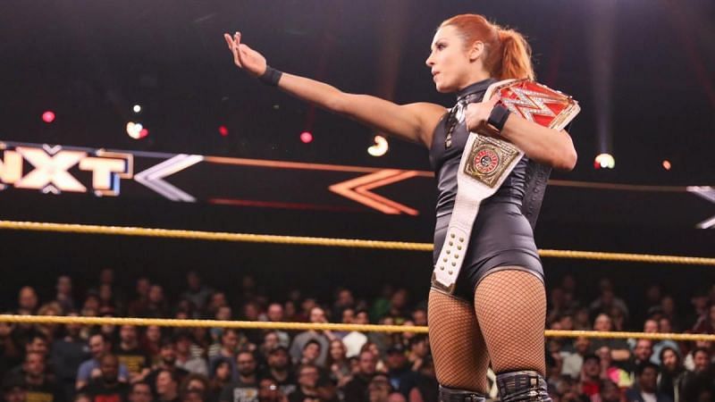 The RAW Women&#039;s Champion made her presence felt on NXT this week
