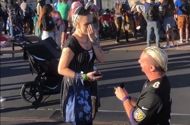 James Ellsworth proposed to his girlfriend at Disneyland