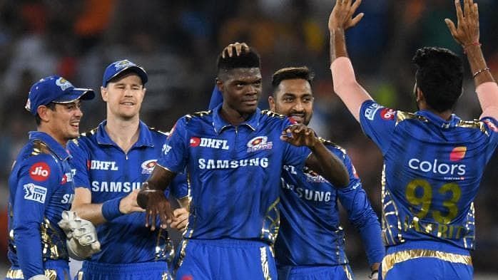 Alzarri Joseph produced the best figures in IPL history on his debut earlier this year. (Image Courtesy: AFP)