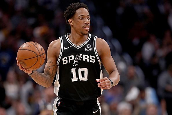 DeMar DeRozan was traded to the San Antonio Spurs last summer