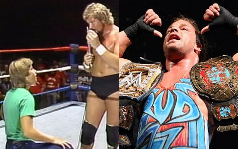 WhenRob Van Dam kissed Ted DiBiase&#039;s feet