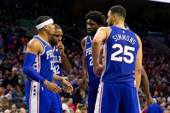 Both Ben Simmons and Joel Embiid missed games during Week 3