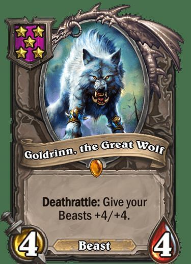 Goldrinn, the Great Wolf