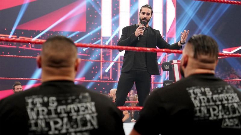 Seth Rollins trashing AoP at the Town Hall meeting
