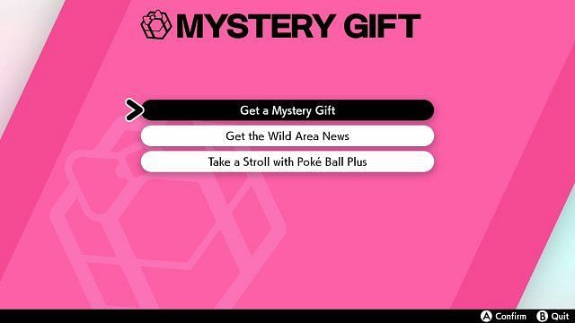 Image result for new mystery gift sword and shield