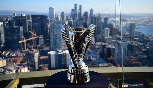 The MLS Cup trophy