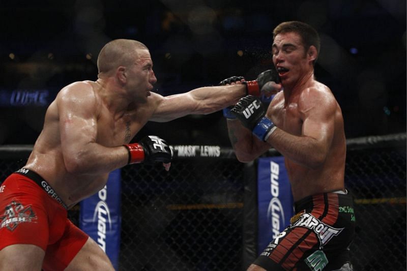 Georges St-Pierre&#039;s fight with Jake Shields was marred by an eye injury to GSP