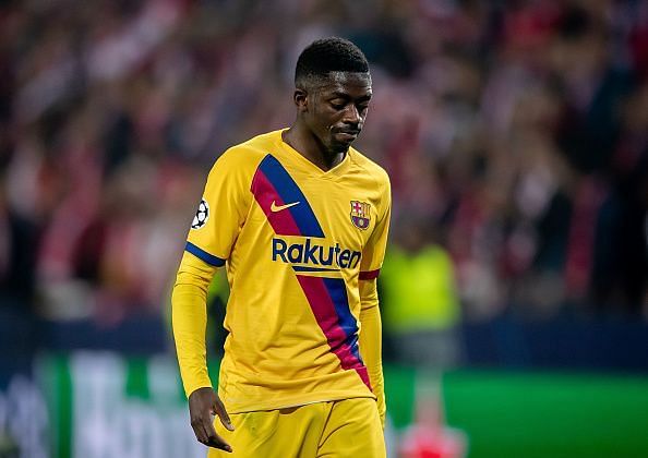 Ousmane Dembele was omitted from the travelling squad