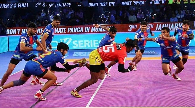 Nitesh Kumar (left) has been one of the most deadly right corners in the Pro Kabaddi League