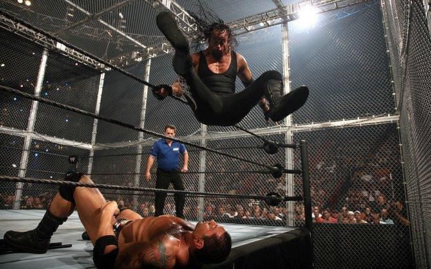 The Undertaker took on Batista in a Hell in a Cell match