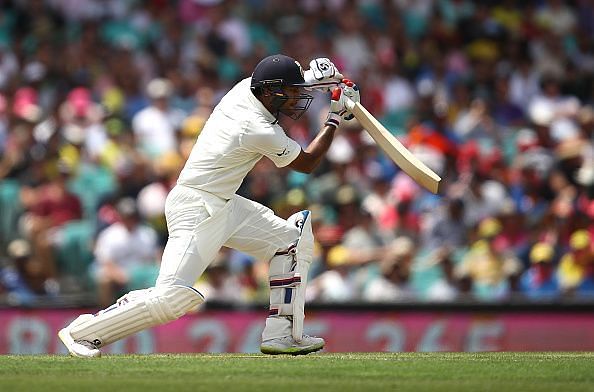 Mayank Agarwal batting against Australia earlier in 2019