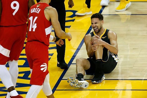 Klay Thompson tore his ACL in the Game 6 of the 2019 NBA Finals