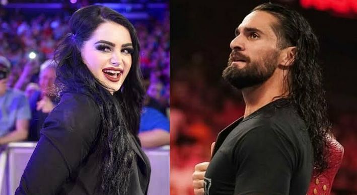Paige and Seth Rollins