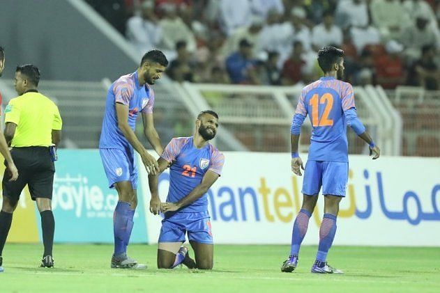 Pronay Halder picked up an injury in the first half that forced him to be taken off