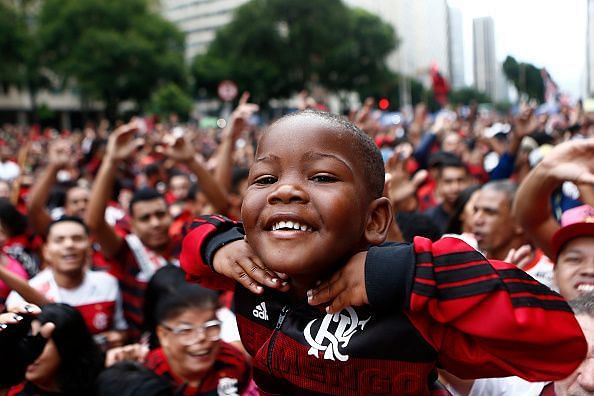 Flamengo fans exult in Rio.