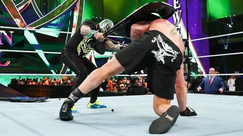 Mysterio has held his own against Lesnar.