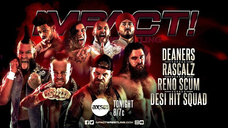 An epic 4-team tag match opened IMPACT tonight
