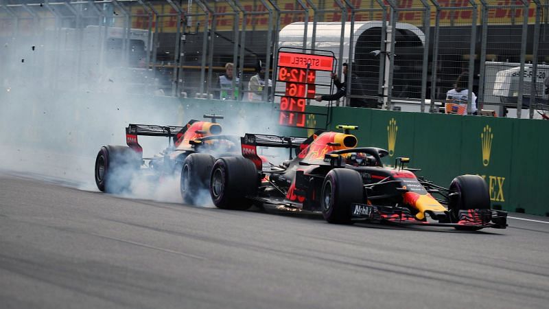A spectacular crash in Baku with Ricciardo caused tension in the Red Bull garage