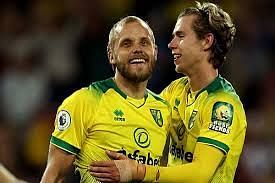 Teemu Pukki and Todd Cantwell