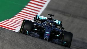 Title-chasing Hamilton eighth in FP1 in Austin