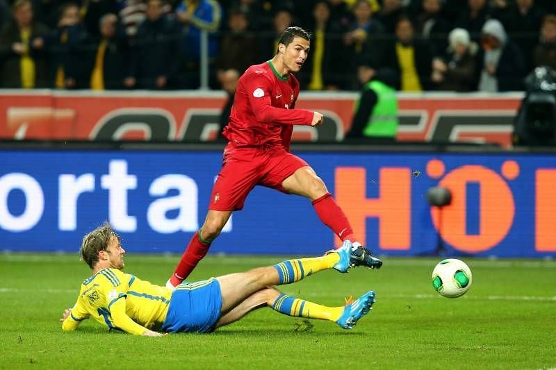 Ronaldo against Sweden