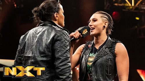 Shayna Baszler and Rhea Ripley