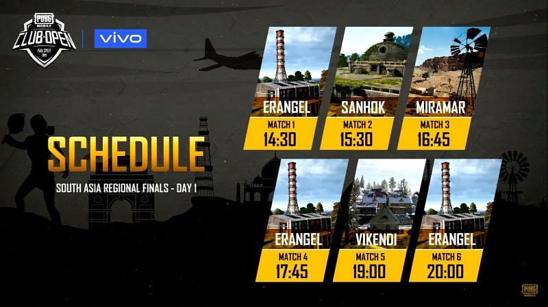 PUBG PMCO South Asia Finals starts at 2:30 pm IST