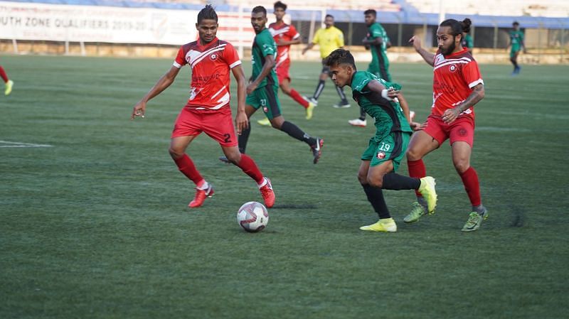 Sudipta skipped past a few players but couldn&#039;t create too many chances