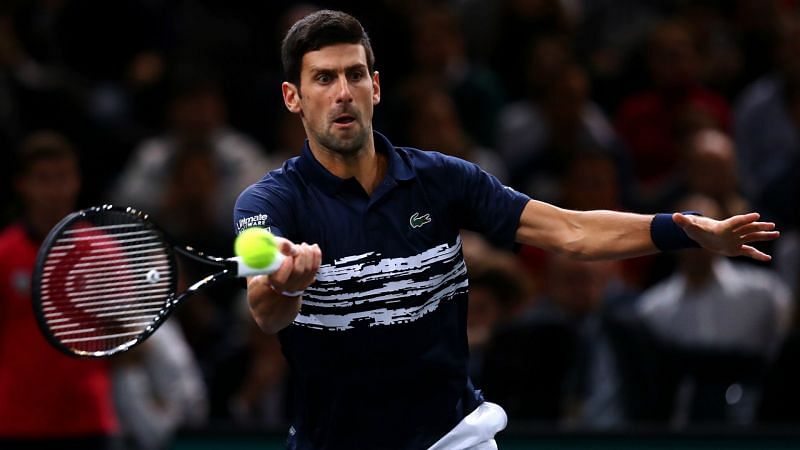 Djokovic powers to fifth Paris Masters title to keep yearend number
