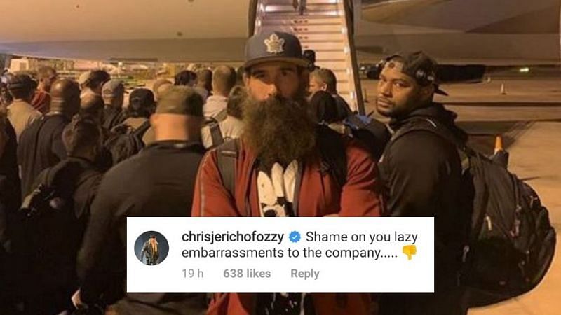 Chris Jericho threw shade at WWE on Luke Harper&#039;s Instagram post