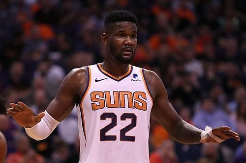 DeAndre Ayton is serving a 25-game suspension