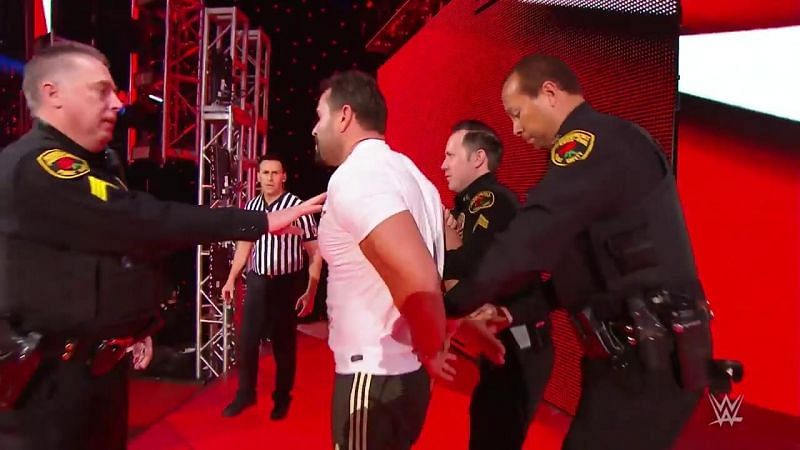 Rusev assaulted Bobby Lashley on WWE RAW
