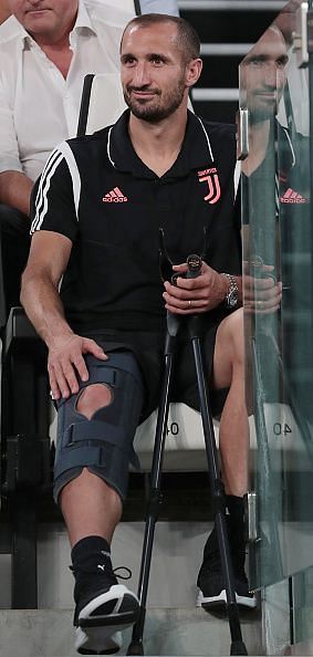 Chiellini is out with an injury.