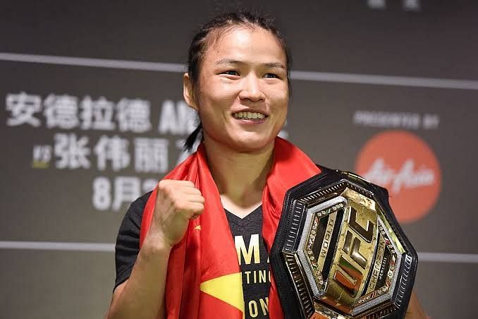 UFC Women&#039;s Strawweight Champion: Zhang Weili.