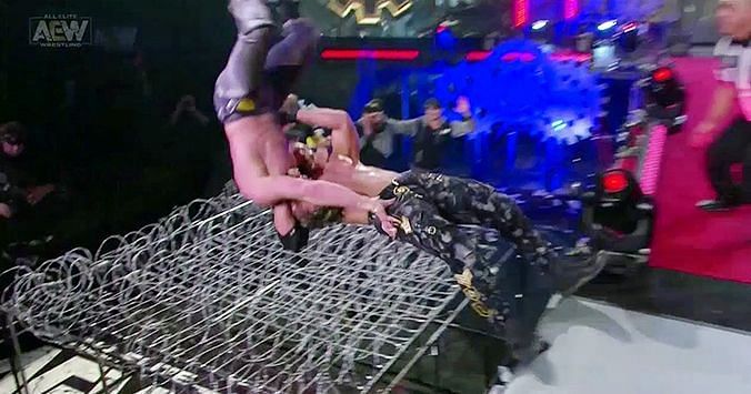 Kenny Omega definitely came off worse