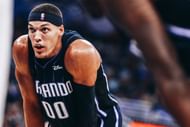 Aaron Gordon injured his ankle against the Toronto Raptors