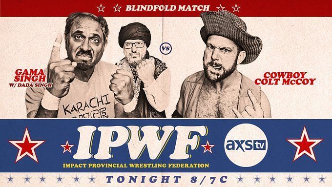 It&#039;s a classic blindfold match featuring two legends from IPWF!