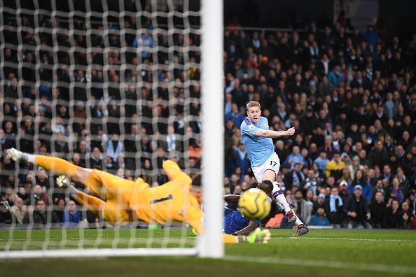 De Bruyne scored his team&#039;s equalising goal