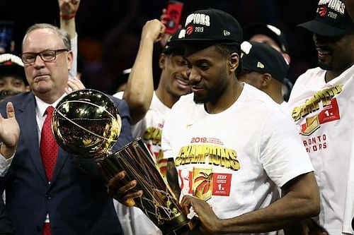 Kawhi Leonard led the Toronto Raptors to glory last season.