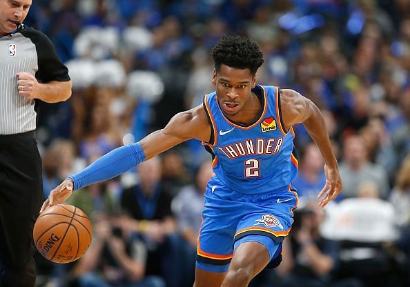 Shai Gilgeous-Alexander has replaced Russell Westbrook in the OKC backcourt
