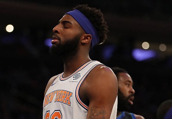 Mitchell Robinson injured his ankle during New York&#039;s win over the Mavs