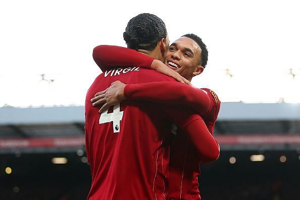 Trent Alexander-Arnold provided the assists for both of Liverpool&#039;s goals