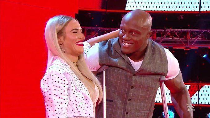 Bobby Lashley and Lana feigned an injury during the show