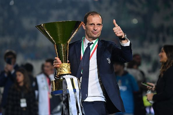 Allegri left Juventus after dominating Italian football with the club for 5 seasons.