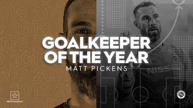 Nashville’s Pickens voted Championship’s Goalkeeper of the Year