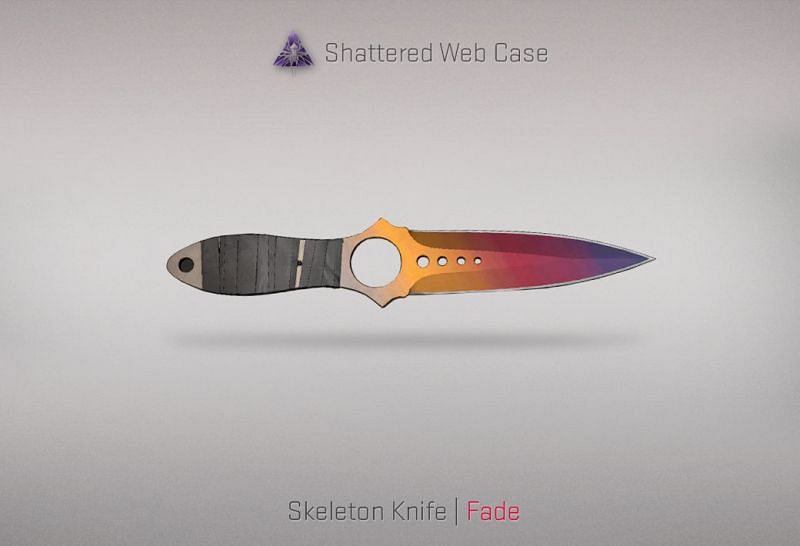 Shattered Web Knife Collection (Image courtesy: CSGO)