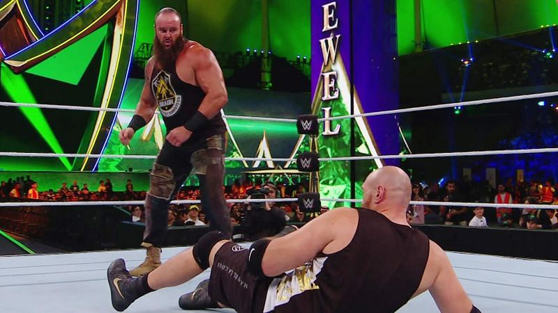 Braun Strowman faced off against boxer Tyson Fury at Crown Jewel