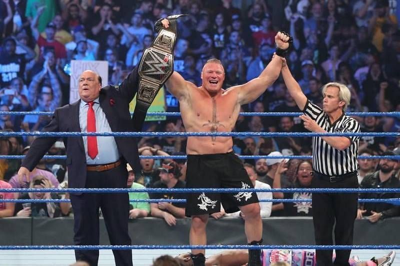 Brock Lesnar has held the top title in WWE 8 times