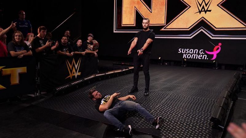 Balor sent a loud and clear message to Johnny to stop wrestling